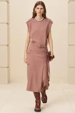 ZARA Vestidos^DRSS 14 Rosa-médio