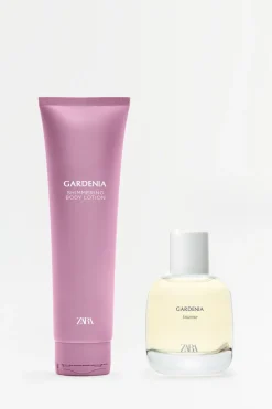 ZARA Perfumes^GARDENIA INTENSE NATAL EDP 90 ML (3.0 FL. OZ) + CREME COM GLITTER 150 ML (5.0 FL. OZ). 0120/595