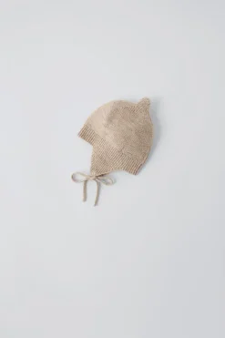 GORRO COM LÃ E CAXEMIRA-ZARA Outlet