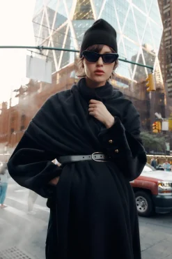 ZARA Winter Layersnew|Acessórios / Bijuteria^GORRO DE MALHA 100% CAXEMIRA Preto