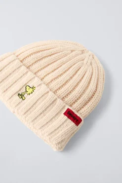 GORRO DE MALHA BORDADO SNOOPY PEANUTS™-ZARA Hot