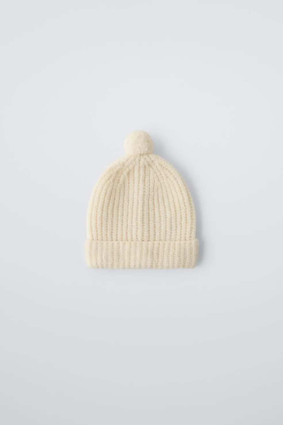 GORRO DE MALHA COM POMPOM-ZARA Best Sale