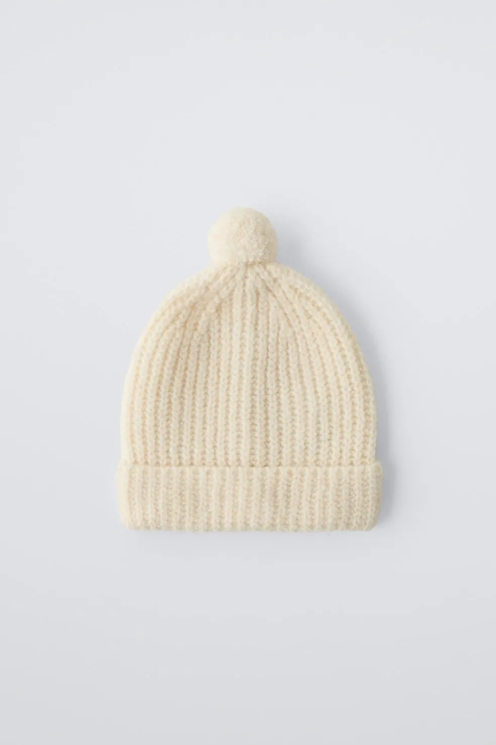 GORRO DE MALHA COM POMPOM-ZARA Best Sale