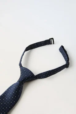 GRAVATA COM ESTAMPADO ÀS BOLINHAS-ZARA Hot