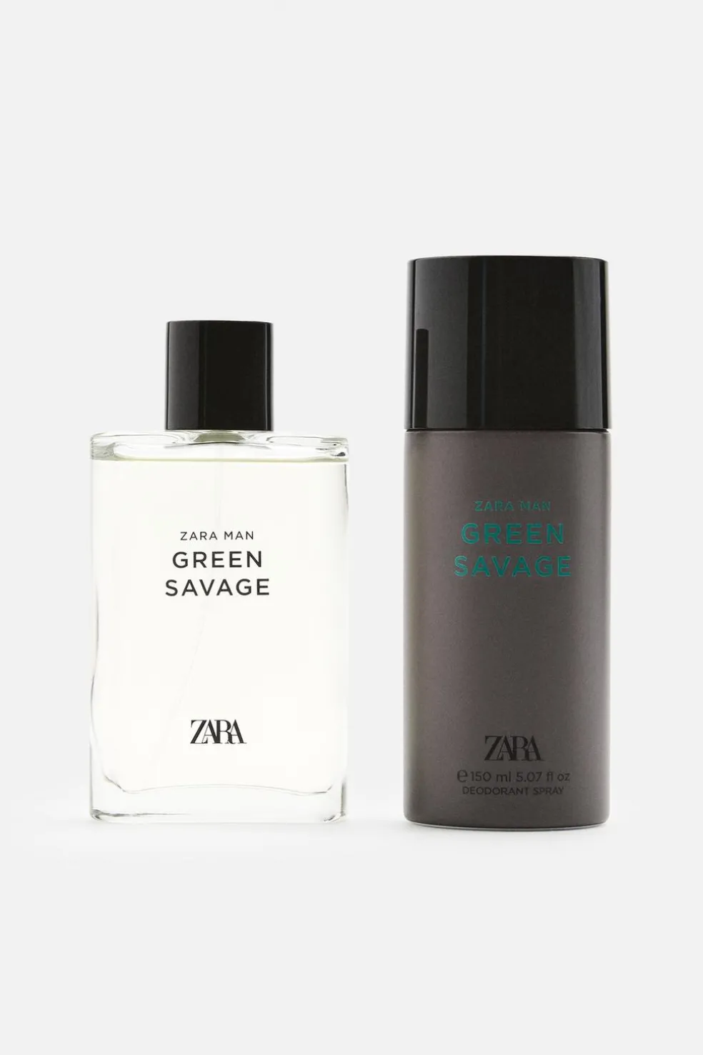 ZARA Perfumes^GREEN SAVAGE EDT 90 ML (3.04 FL. OZ) + DESODORIZANTE SPRAY EDC 150 ML (5.07 FL. OZ) 0210/856