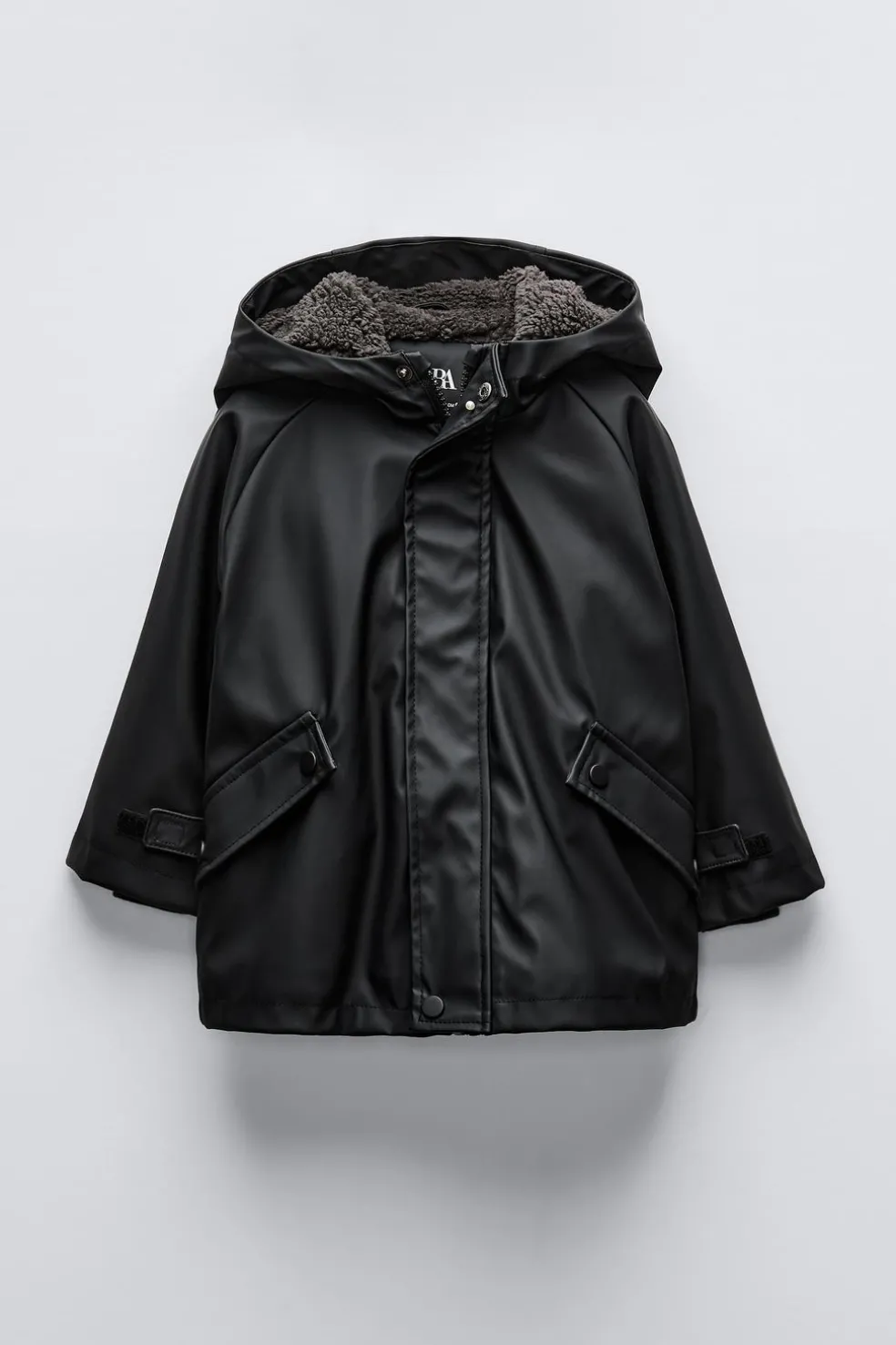 IMPERMEÁVEL ENGOMADO FORRADO-ZARA Shop