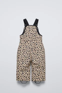 JARDINEIRAS ANIMAL PRINT WATER REPELLENT E WIND RESISTANCE SKI COLLECTION-ZARA Best Sale