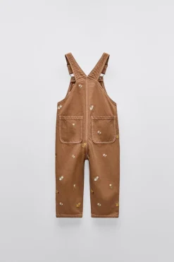 JARDINEIRAS DE SARJA COM FLORES BORDADAS-ZARA Flash Sale