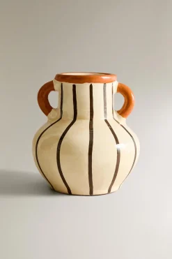 ZARA Presentes Para O Lar|Presentes Para O Lar^JARRA COM ASAS DE CERÂMICA Castanho