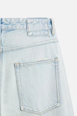 ZARA Calças De Ganga^JEANS BAGGY FIT Azul-claro