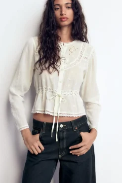 ZARA Jeans^JEANS TRF RELAXED MINI FOLD UP CINTURA BAIXA preto/amarelo
