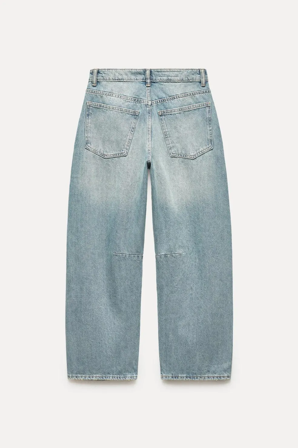 ZARA Jeans^JEANS TRF BAGGY BALLOON DE CINTURA MÉDIA Índigo
