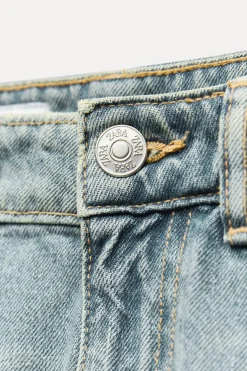 ZARA Jeans^JEANS TRF BAGGY BALLOON DE CINTURA MÉDIA Índigo