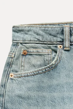 ZARA Jeans^JEANS TRF BAGGY BALLOON DE CINTURA MÉDIA Índigo
