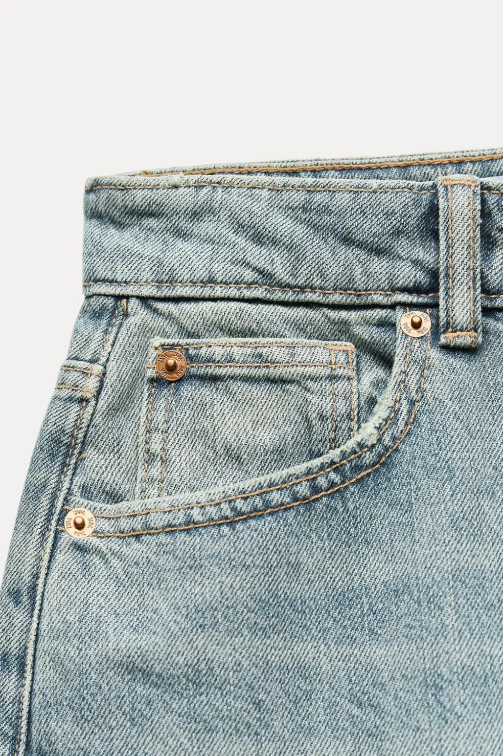 ZARA Jeans^JEANS TRF BAGGY BALLOON DE CINTURA MÉDIA Índigo