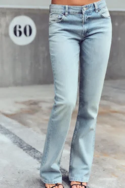 ZARA Jeans^JEANS TRF BOOTCUT CINTURA MÉDIA Azul-claro