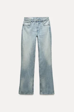 ZARA Jeans^JEANS TRF BOOTCUT CINTURA MÉDIA Azul-claro