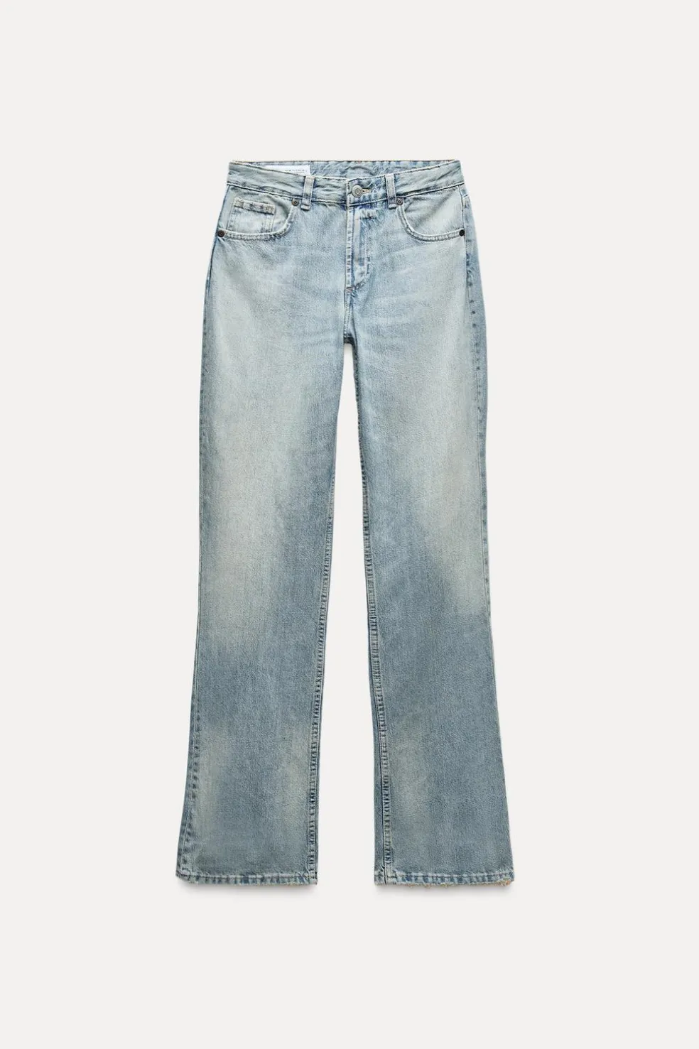 ZARA Jeans^JEANS TRF BOOTCUT CINTURA MÉDIA Azul-claro