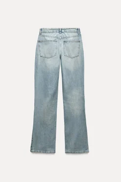 ZARA Jeans^JEANS TRF BOOTCUT CINTURA MÉDIA Azul-claro