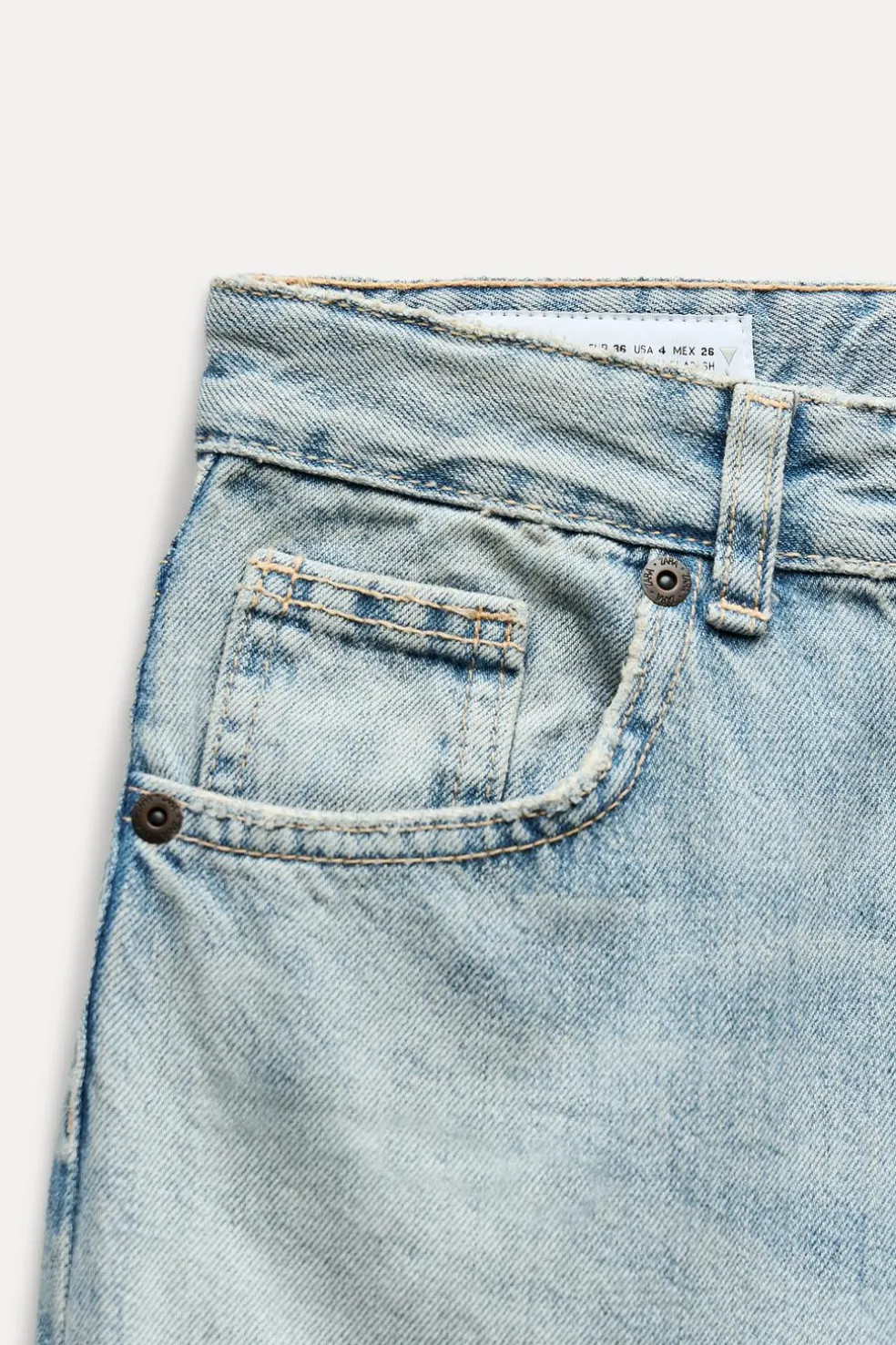 ZARA Jeans^JEANS TRF BOOTCUT CINTURA MÉDIA Azul-claro