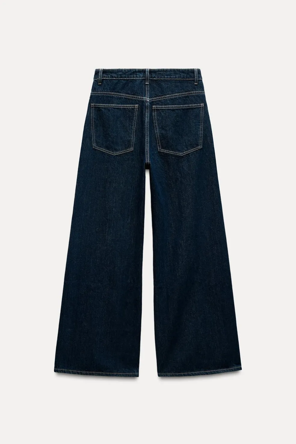 ZARA Jeans^JEANS TRF FULL LENGTH CINTURA MÉDIA Azul-marinho