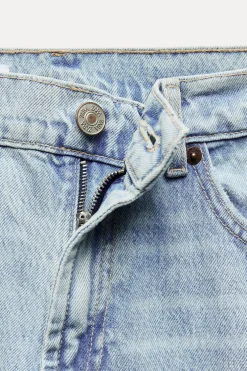 ZARA Jeans^JEANS TRF RELAXED CINTURA MÉDIA Azul-claro