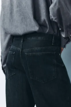 ZARA Jeans^JEANS TRF RELAXED CINTURA BAIXA Azul-noite