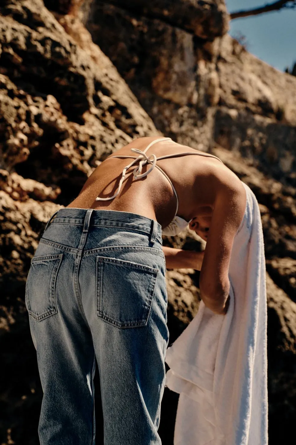 ZARA Jeans^JEANS TRF RETOS CINTURA SUBIDA Azul