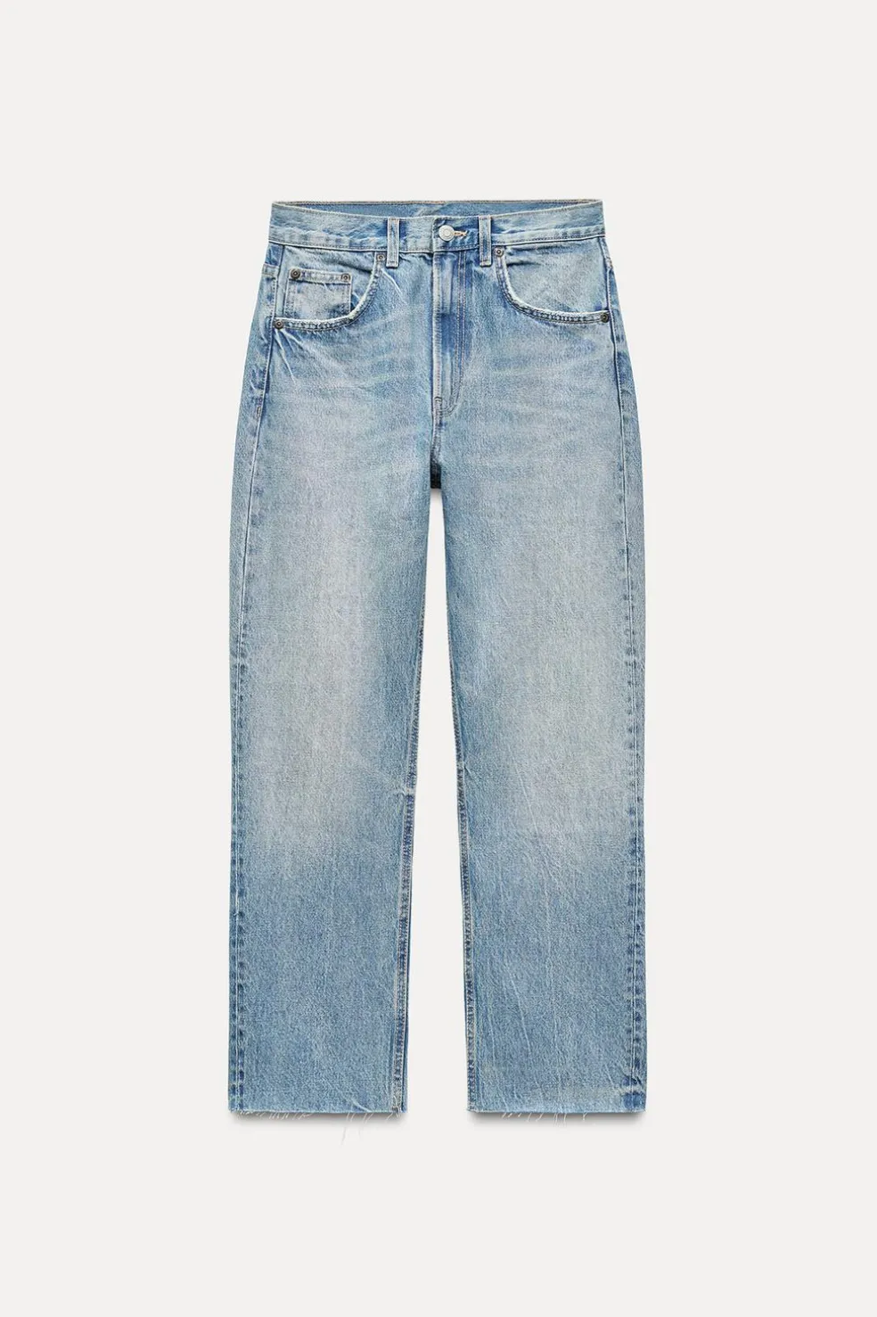ZARA Jeans^JEANS TRF RETOS CINTURA SUBIDA Azul