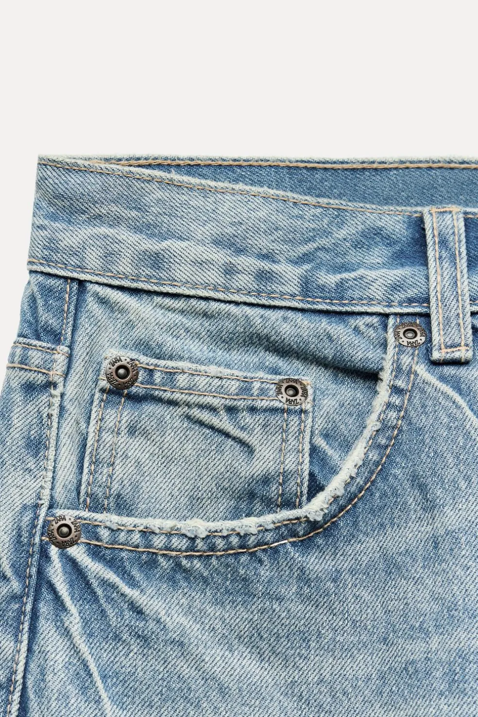 ZARA Jeans^JEANS TRF RETOS CINTURA SUBIDA Azul