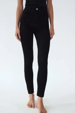 ZARA Jeans^JEANS TRF SCULPT CINTURA SUBIDA SCULPT Preto