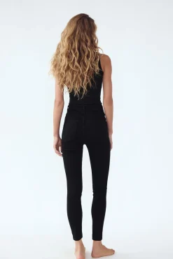 ZARA Jeans^JEANS TRF SCULPT CINTURA SUBIDA SCULPT Preto