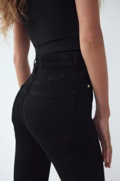 ZARA Jeans^JEANS TRF SCULPT CINTURA SUBIDA SCULPT Preto