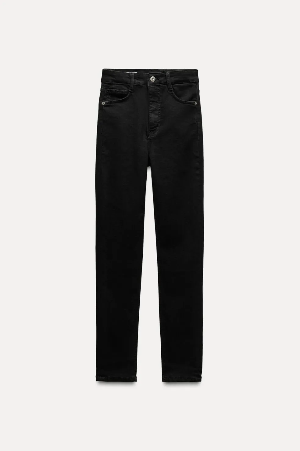 ZARA Jeans^JEANS TRF SCULPT CINTURA SUBIDA SCULPT Preto