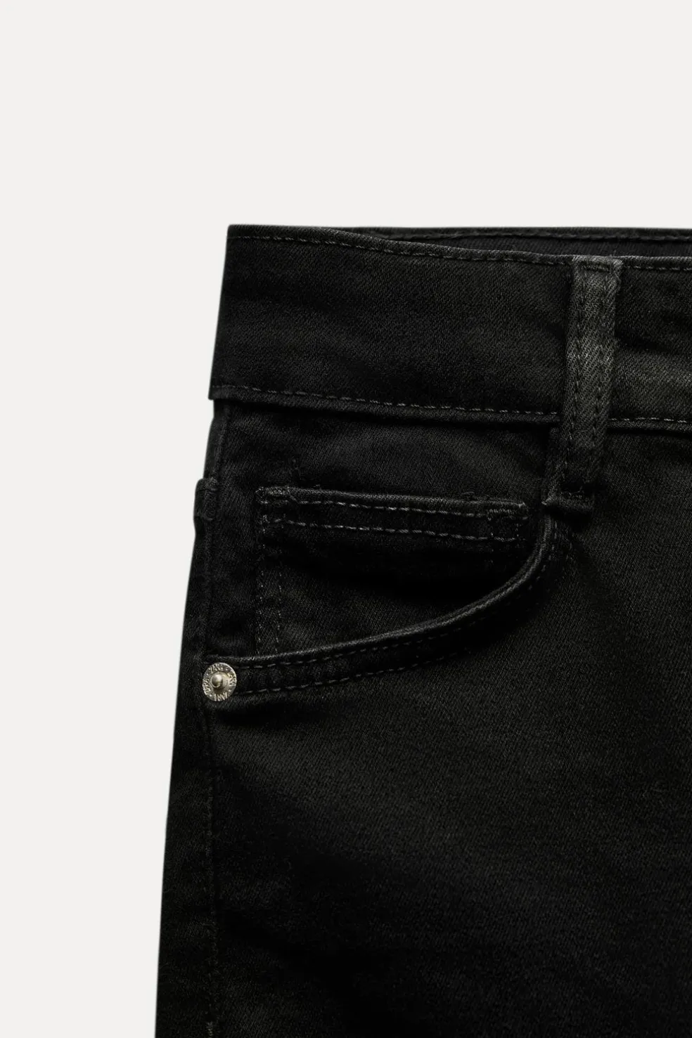 ZARA Jeans^JEANS TRF SCULPT CINTURA SUBIDA SCULPT Preto