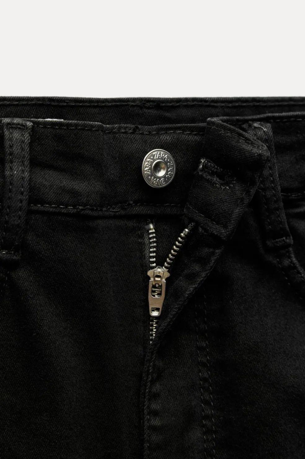 ZARA Jeans^JEANS TRF SCULPT CINTURA SUBIDA SCULPT Preto
