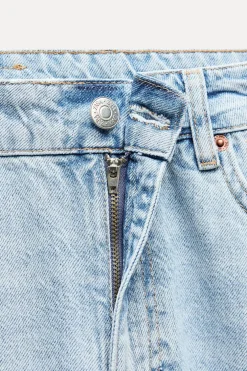 ZARA Jeans^JEANS TRF SLOUCHY CURVE LEG Azul-claro