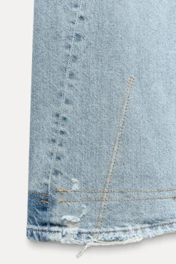 ZARA Jeans^JEANS TRF SLOUCHY CURVE LEG Azul-claro