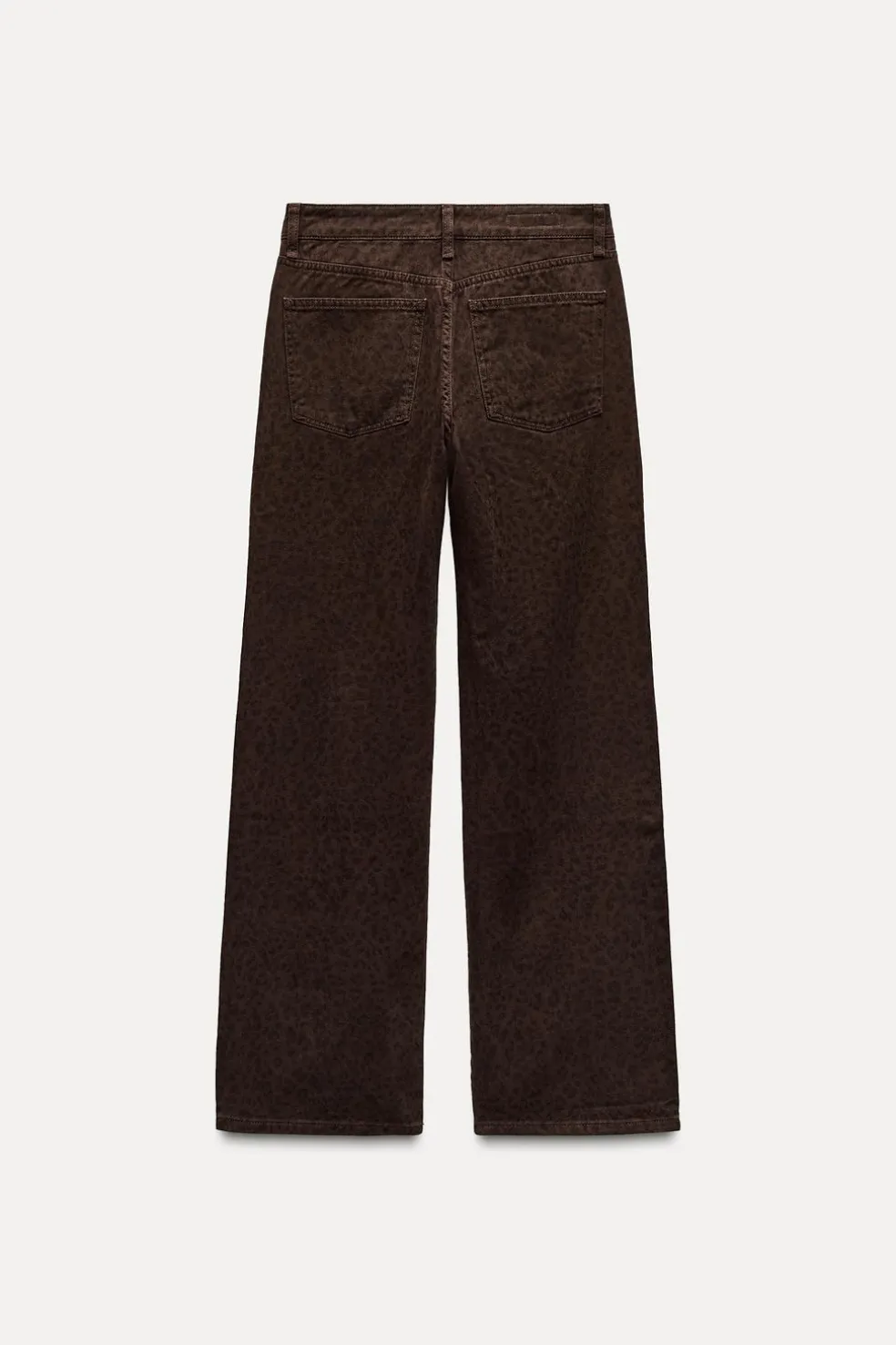ZARA Jeans^JEANS TRF SLOUCHY ESTAMPADO ANIMAL CINTURA MÉDIA Leopardo