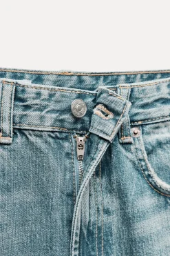 ZARA Jeans^JEANS TRF WIDE LEG CINTURA SUBIDA FULL LENGTH Azul