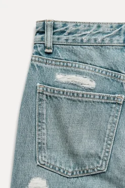 ZARA Jeans^JEANS TRF WIDE LEG CINTURA SUBIDA FULL LENGTH Azul