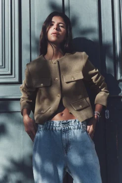 ZARA Jeans^JEANS Z1975 BAGGY PAPERBAG CINTURA SUBIDA Azul-claro