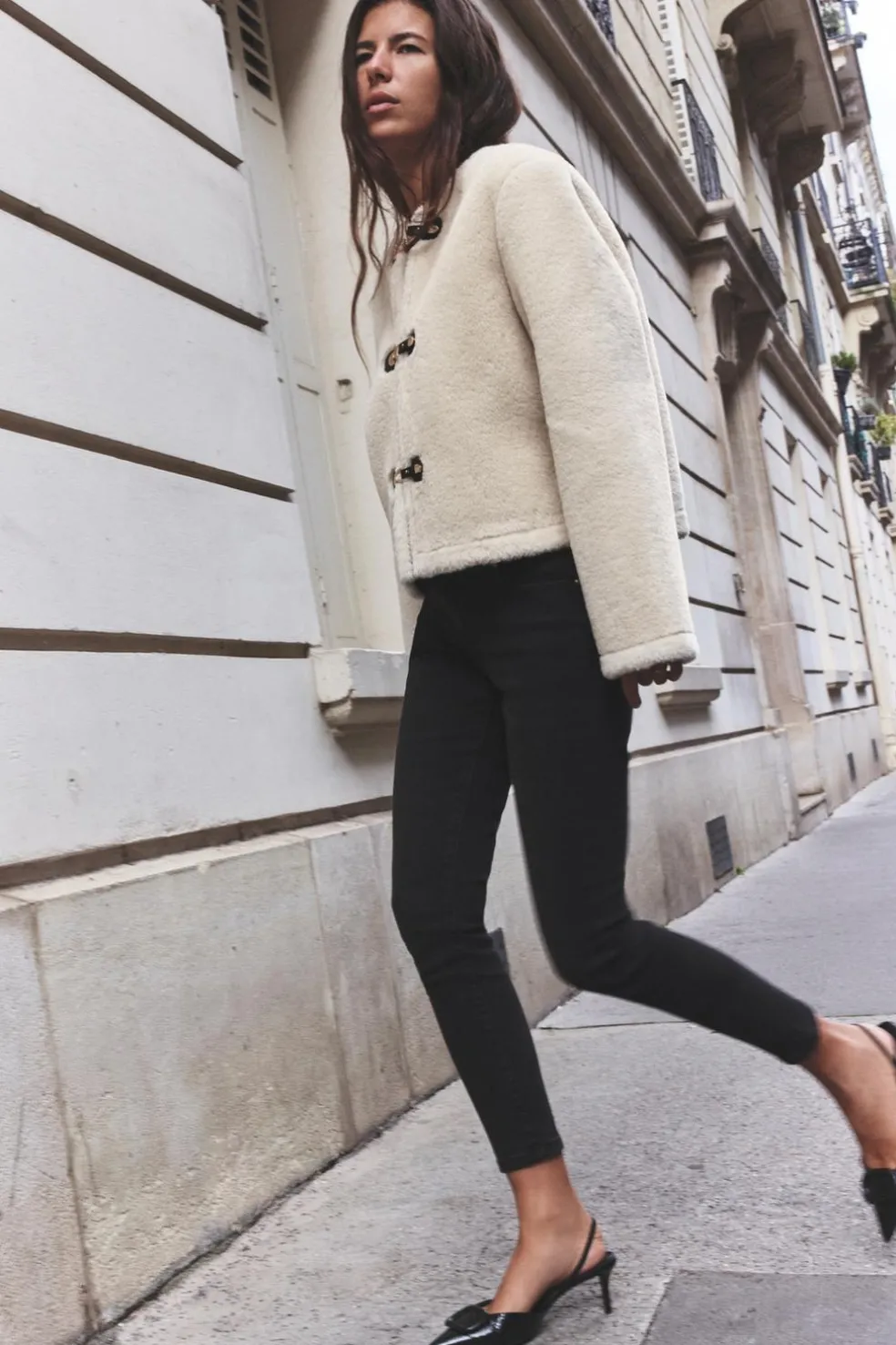 ZARA Jeans^JEANS Z1975 SKINNY FIT CINTURA MÉDIA Preto
