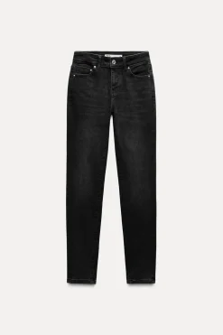 ZARA Jeans^JEANS Z1975 SKINNY FIT CINTURA MÉDIA Preto