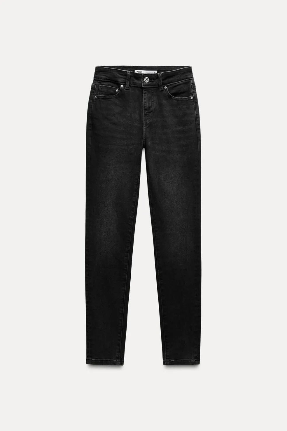 ZARA Jeans^JEANS Z1975 SKINNY FIT CINTURA MÉDIA Preto
