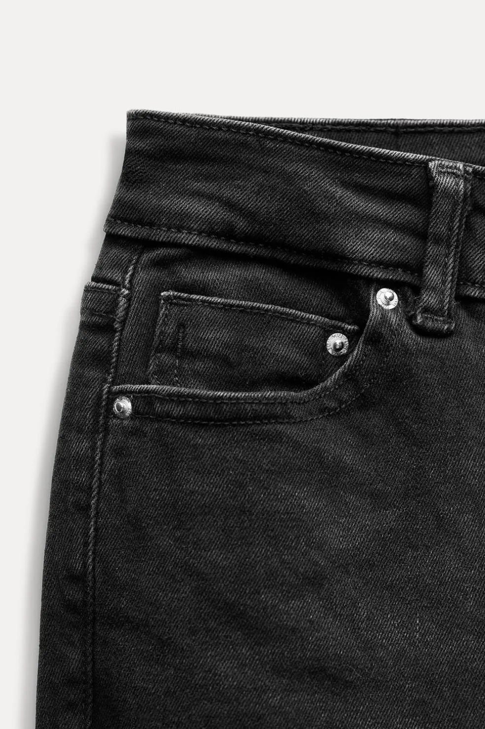 ZARA Jeans^JEANS Z1975 SKINNY FIT CINTURA MÉDIA Preto