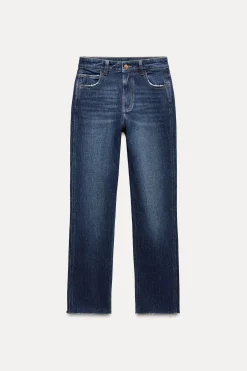 ZARA Jeans^JEANS Z1975 SLIM CINTURA SUBIDA À CAVALO Azul