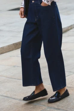 ZARA Jeans^JEANS Z1975 STRAIGHT DE CINTURA SUBIDA Azul
