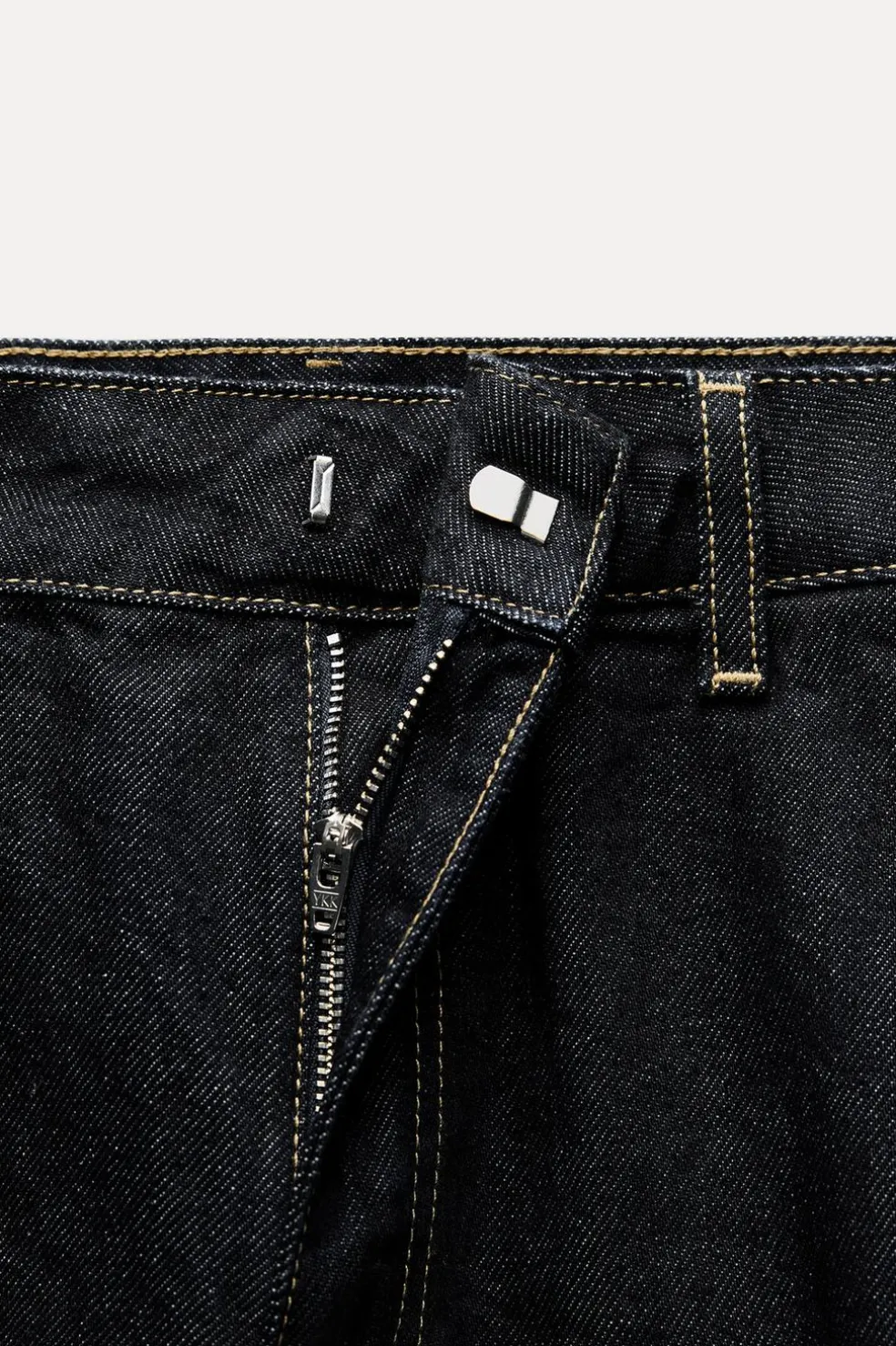 ZARA Jeans|Calças^JEANS ZW COLLECTION BALLOON CINTURA MÉDIA Azul
