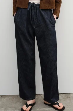 ZARA Jeans^JEANS ZW COLLECTION RETOS CINTURA MÉDIA Azul